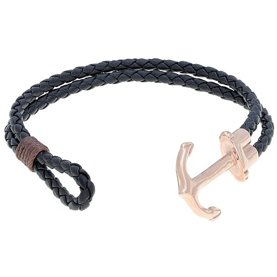 Mens Stainless Steel Wrap Bracelet