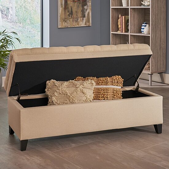 Juliana Tufted Upholstered Ottoman