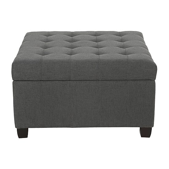 Isabella Tufted Upholstered Ottoman
