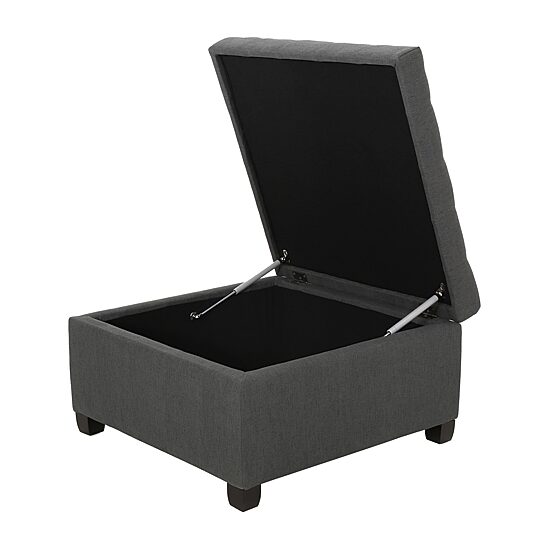 Isabella Tufted Upholstered Ottoman