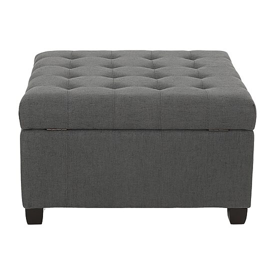 Isabella Tufted Upholstered Ottoman