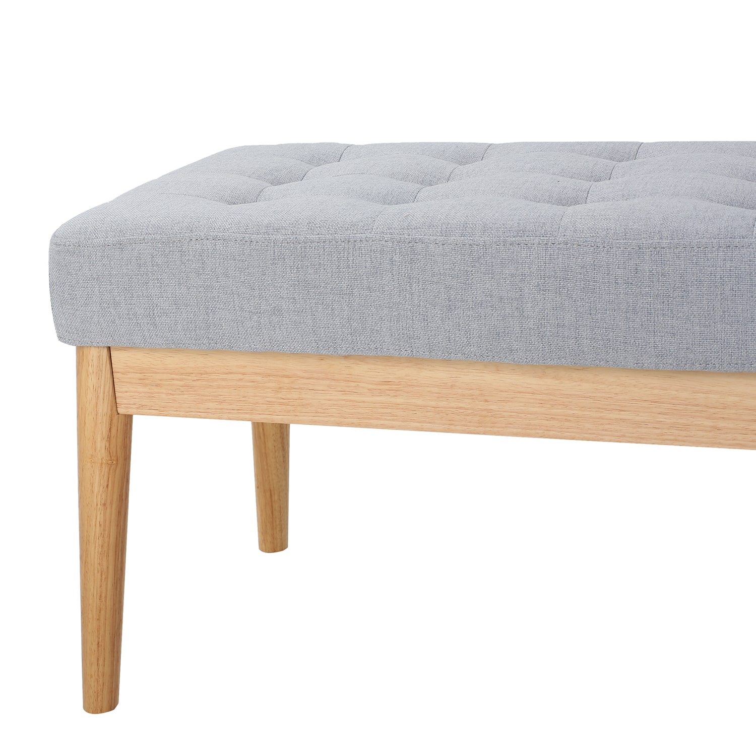 Saxon Upholstered Tufted Bench
