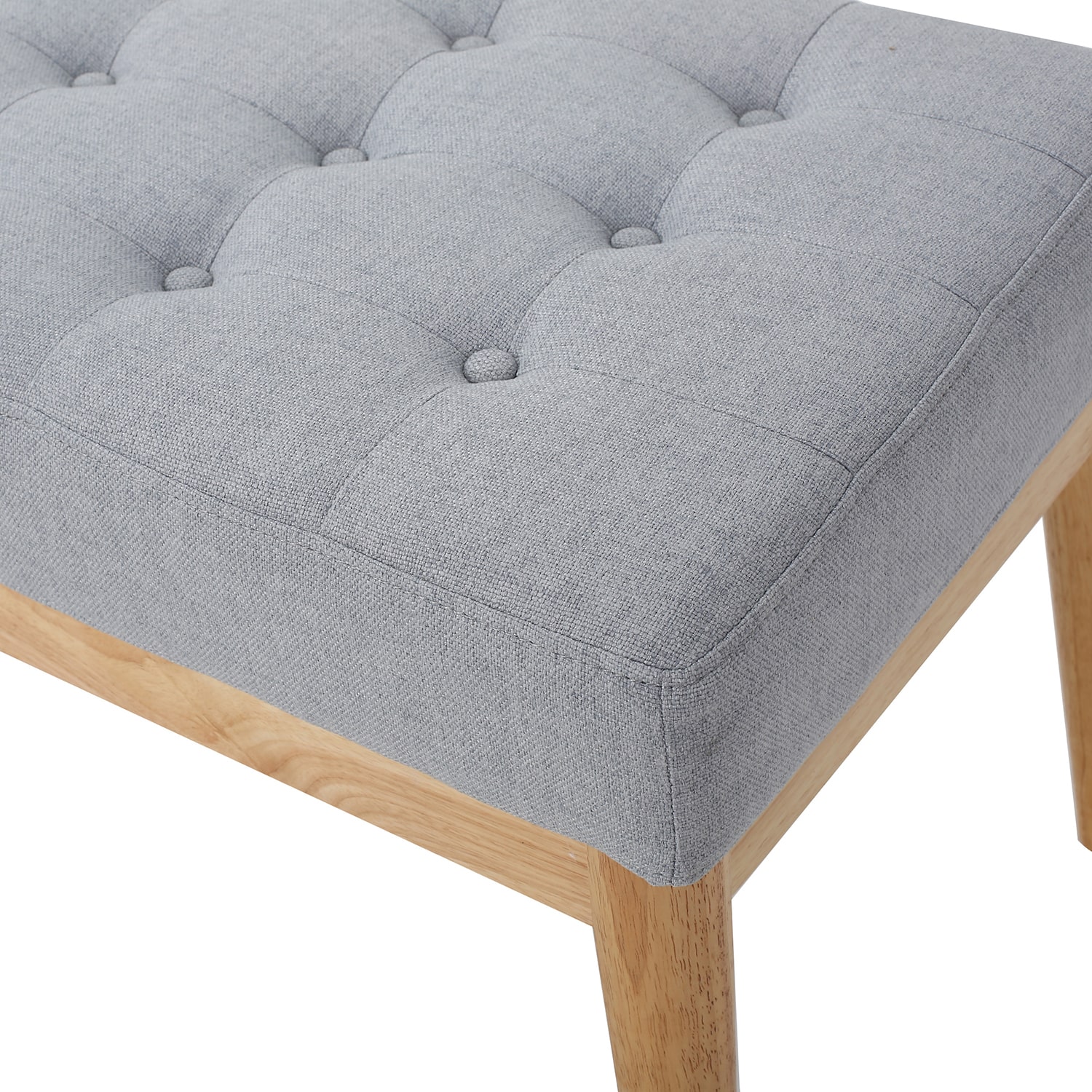 Saxon Upholstered Tufted Bench