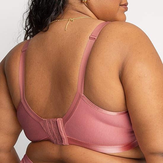 Curvy Couture Cotton Luxe Unlined Underwire Bra-1010