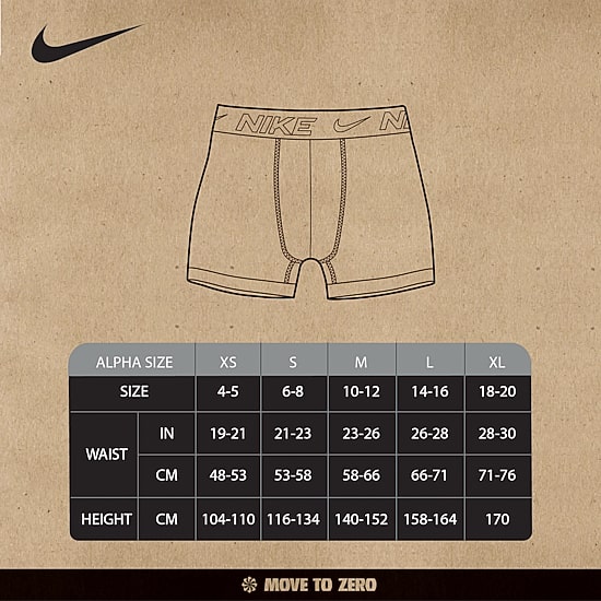 Nike Little & Big Kid Boys 3 Pack Boxer Briefs 9n0844-U10