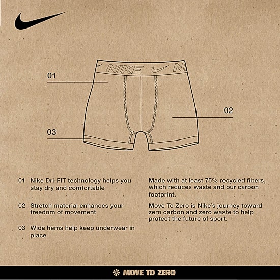 Nike Little & Big Kid Boys 3 Pack Boxer Briefs 9n0845-W1w
