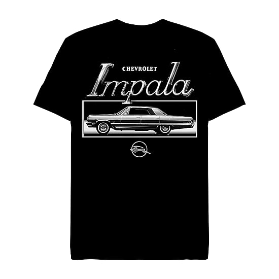 Mens Short Sleeve Chevrolet Impala Graphic T-Shirt