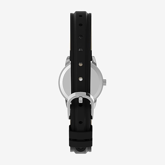 Timex® Easy Reader Womens Black Strap Watch