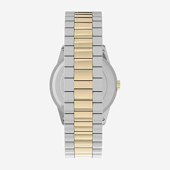 Timex Mens Two Tone Stainless Steel Expansion Watch T2m935