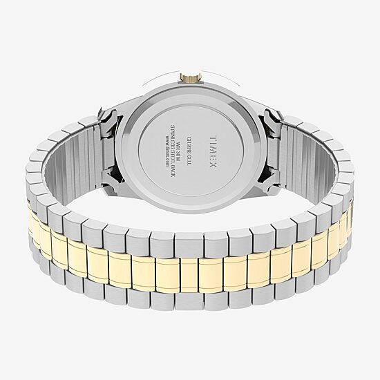 Timex Mens Two Tone Stainless Steel Expansion Watch T2m935
