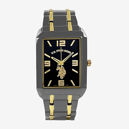 U.S. Polo Assn. Uspolo Unisex Adult Black Bracelet Watch