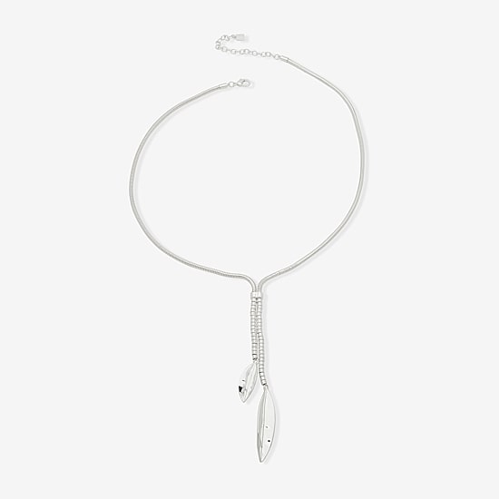 Worthington Silver Tone Bolo Womens 22 Inch Y Necklace
