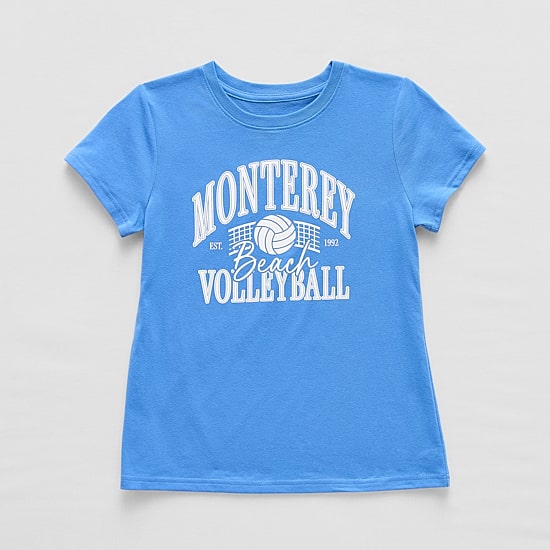 Xersion Little & Big Kid Girls Crew Neck Short Sleeve Regular Fit Graphic T-Shirt