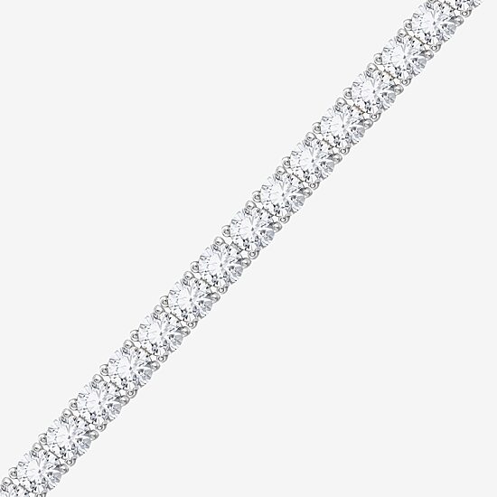 DiamonArt® 11.34 CT. T.W. Cubic Zirconia Sterling Silver Bracelet