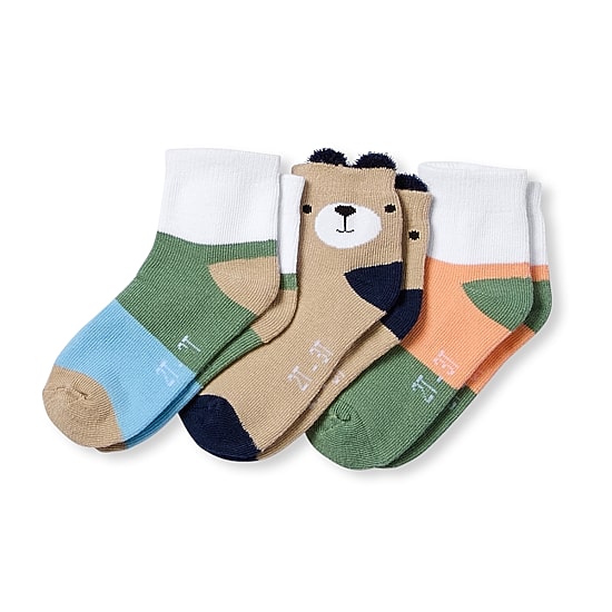 Okie Dokie Little & Big Kid Boys 6 Pair Quarter Ankle Socks