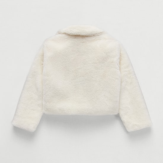 Knit Works Toddler Girls Faux Fur Midweight Coat