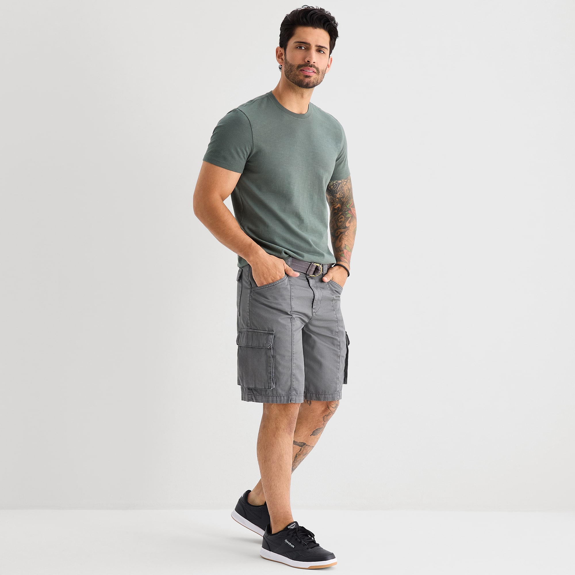 mutual weave Mens 10" Cargo Short