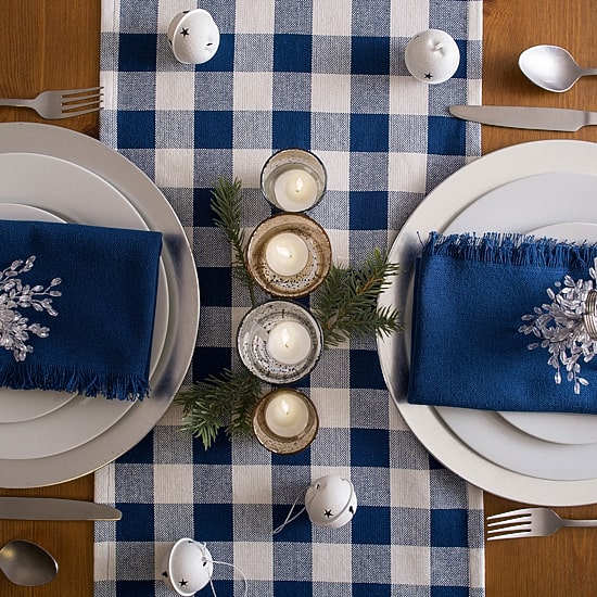 Design Imports Buffalo Check Table Runner