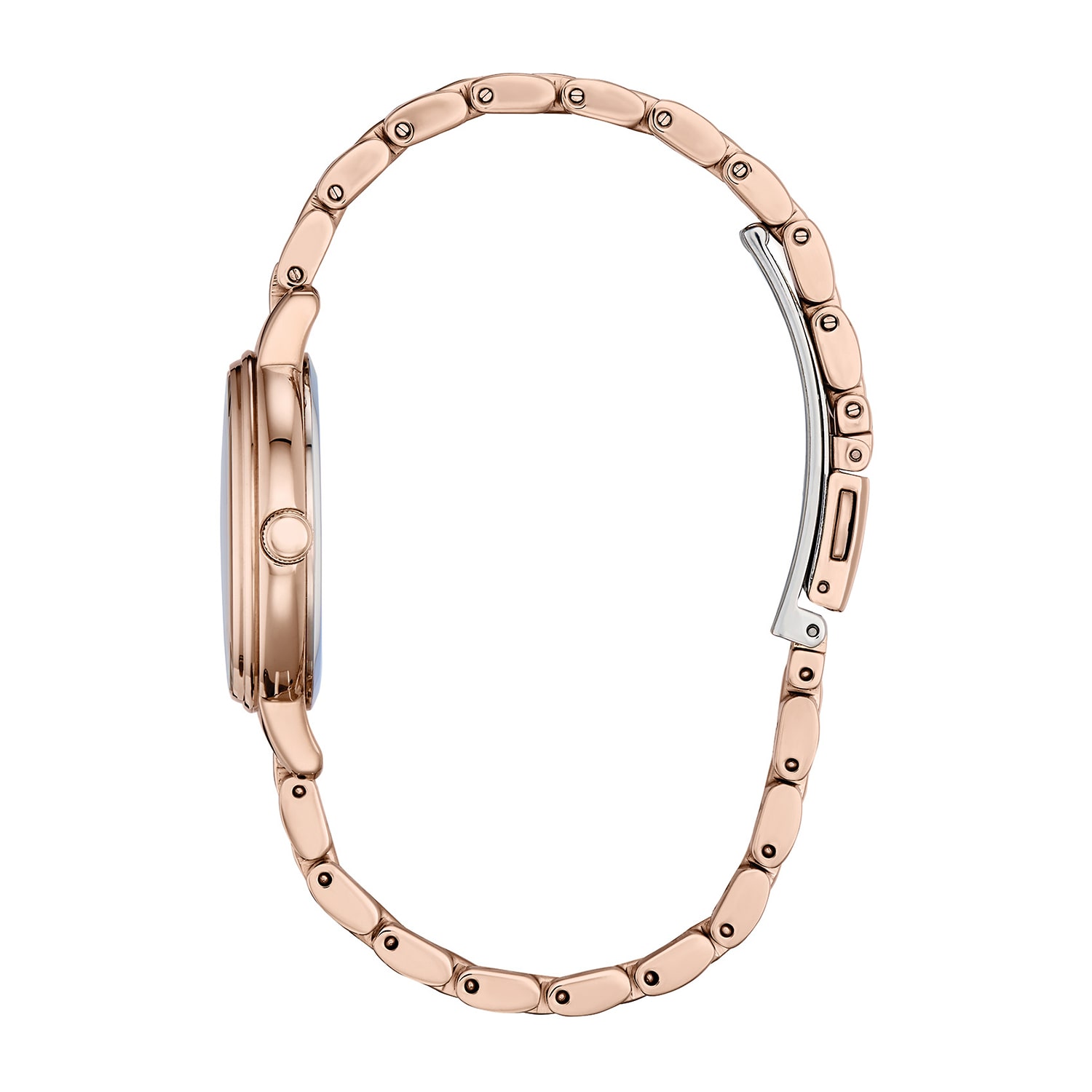 Citizen Minnie Mouse Womens Rose Goldtone Stainless Steel Bracelet Watch Ew2448-51w