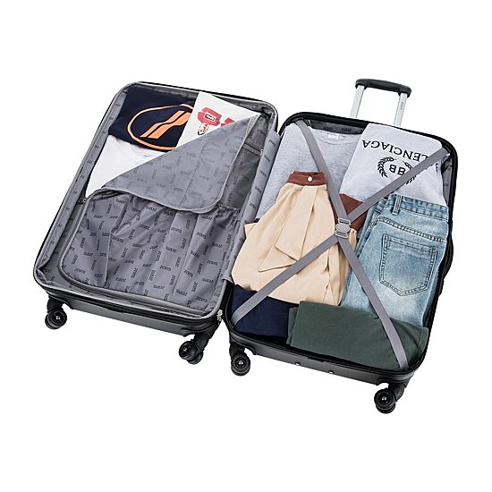 Dukap Intely 20 Inch Hardside Expandable Lightweight Carry-On Spinner Luggage