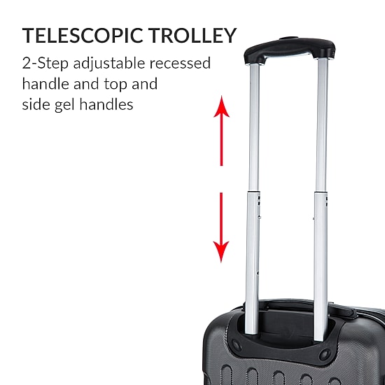 Dukap Intely 32 Inch Hardside Expandable Lightweight Checked Spinner Luggage