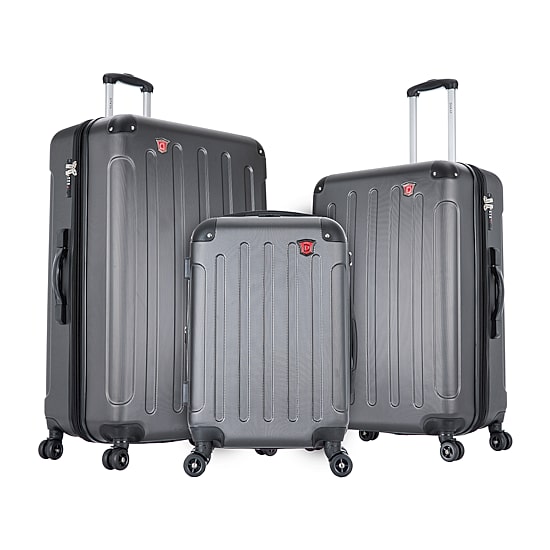 DUKAP Intely Smart Hardside 3-pc Set with USB and Integrated Weight Scale