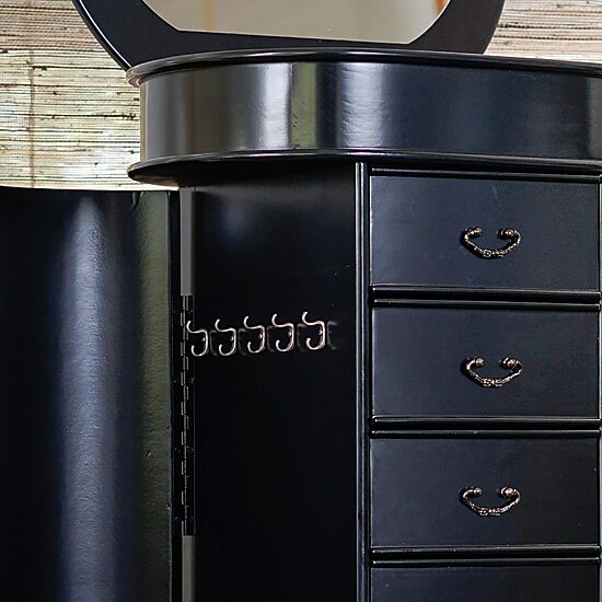 Hives And Honey Daley Black Jewelry Armoire