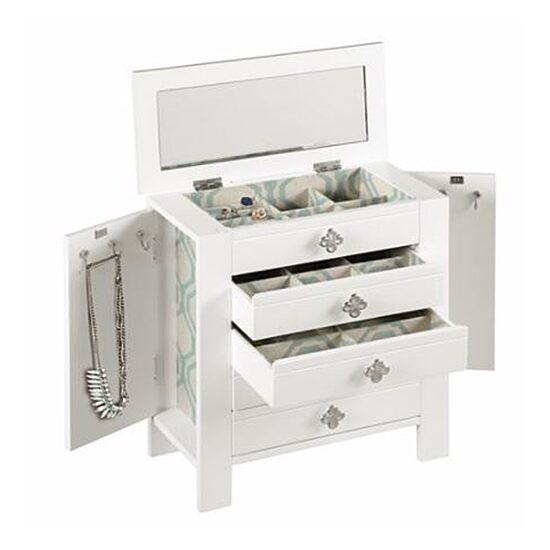 Hives And Honey Emma White Jewelry Box