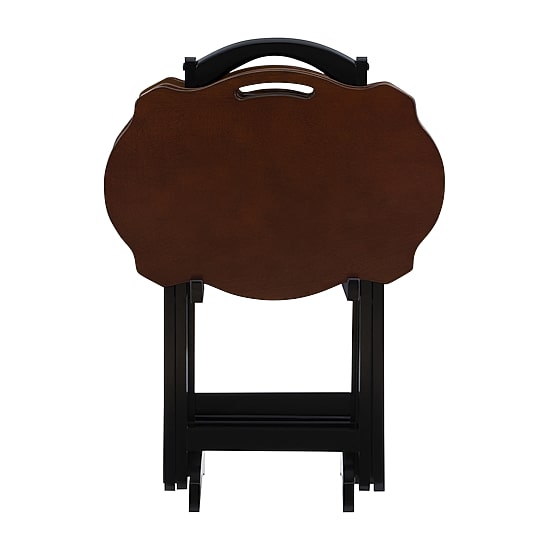 Prevost 4-pc. TV Tray Tables with Stand