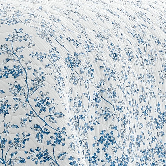 Laura Ashley Flora Reversible Quilt Set