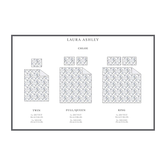 Laura Ashley Chloe Midweight Reversible Comforter Set