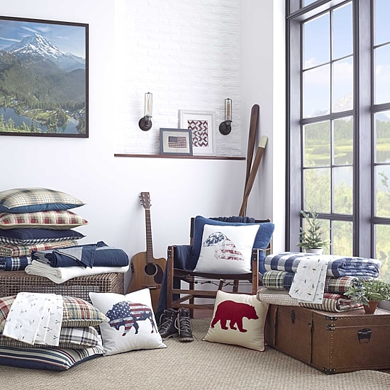 Eddie Bauer Timbers Plaid Reversible Duvet Cover Set