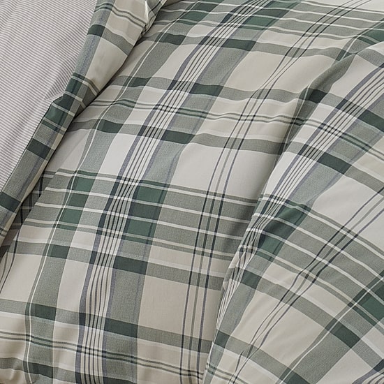Eddie Bauer Timbers Plaid Reversible Duvet Cover Set