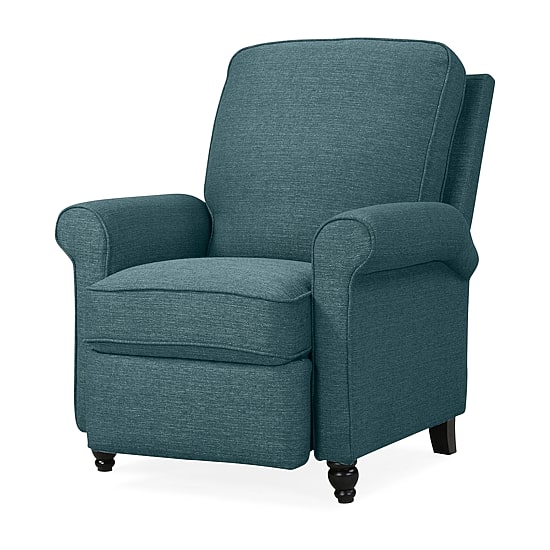 ProLounger Keaton Transitional Roll-Arm Push Back Recliner in Linen