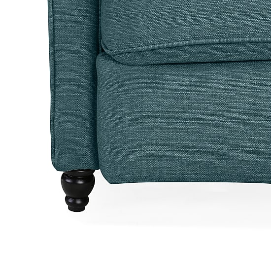 ProLounger Keaton Transitional Roll-Arm Push Back Recliner in Linen
