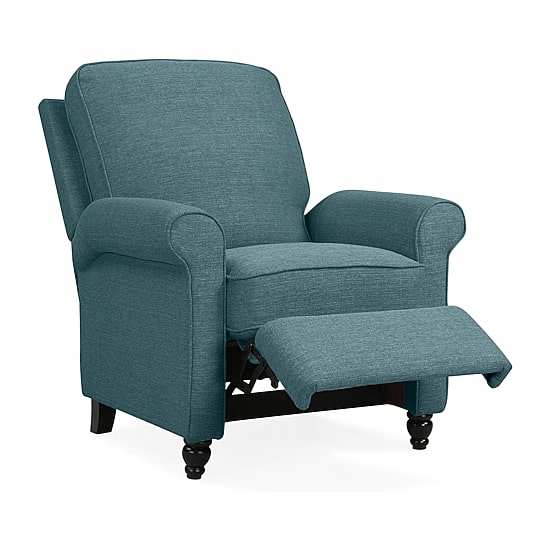 ProLounger Keaton Transitional Roll-Arm Push Back Recliner in Linen
