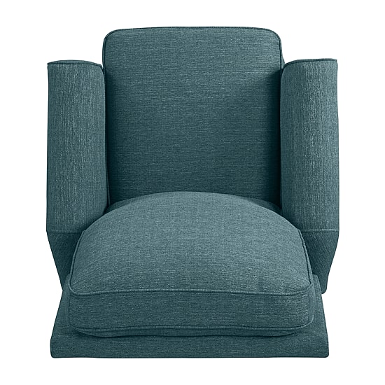 ProLounger Keaton Transitional Roll-Arm Push Back Recliner in Linen