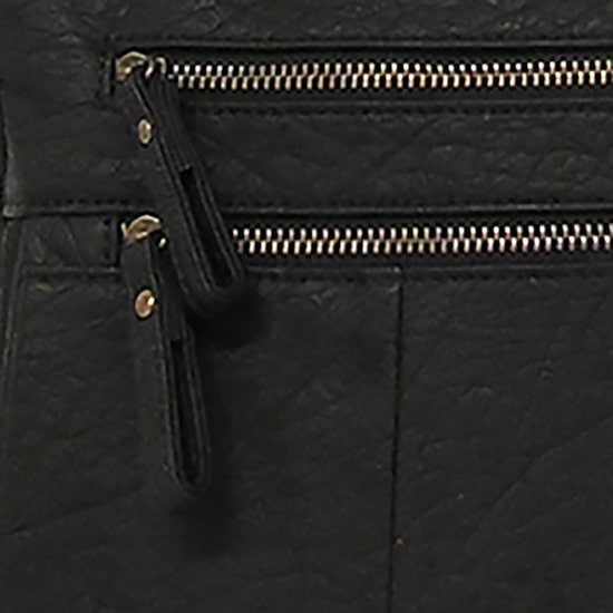 Bueno of California Medium Double Zip Crossbody Bag