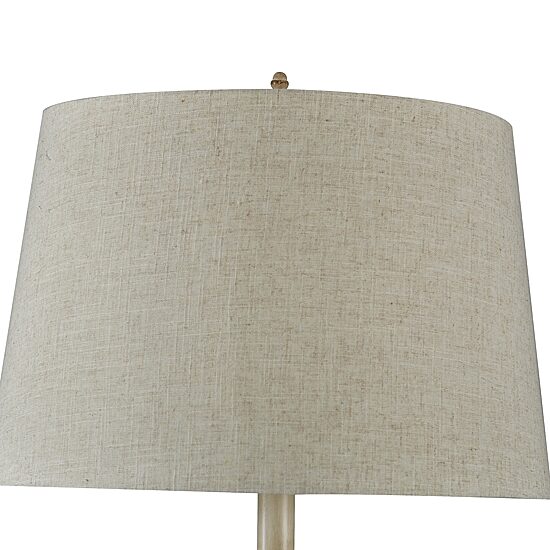 Stylecraft Bourgault Antique Beige Farmhouse Floor Lamp