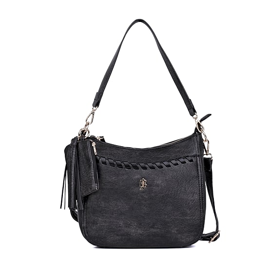 Julia Buxton Whip Stitch Crossbody Messenger Bag