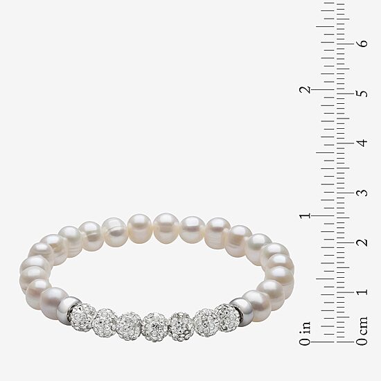 Womens White Cultured Freshwater Pearl Sterling Silver 2-pc. Jewelry Set