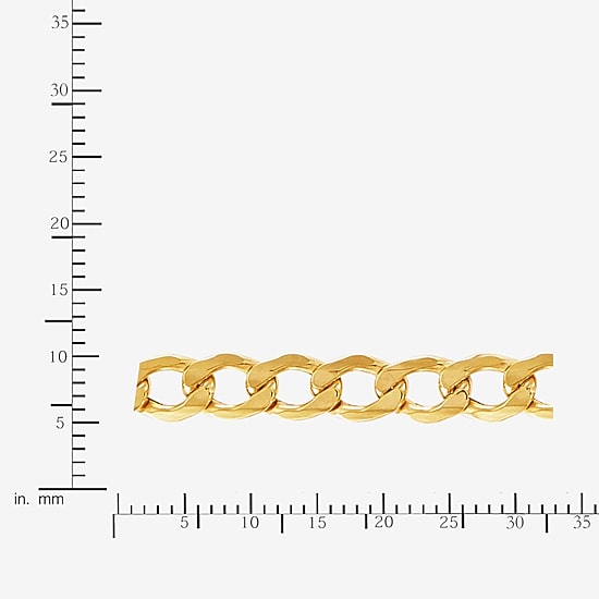 Made in Italy Unisex Adult 18 - 22 Inch 10K Gold Link Necklace