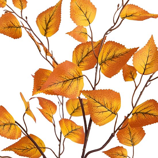 Nearly Natural 4'  Orange Birch Indoor Artificial Tree