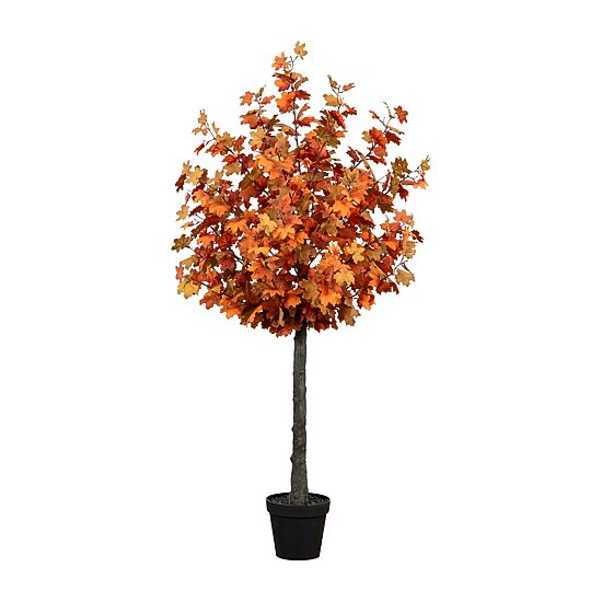 Nearly Natural 6' Orange Maple Indoor Artificial Tree