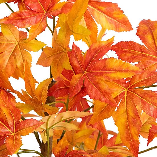 Nearly Natural 6'  Autumn Deluxe Maple Indoor Artificial Tree