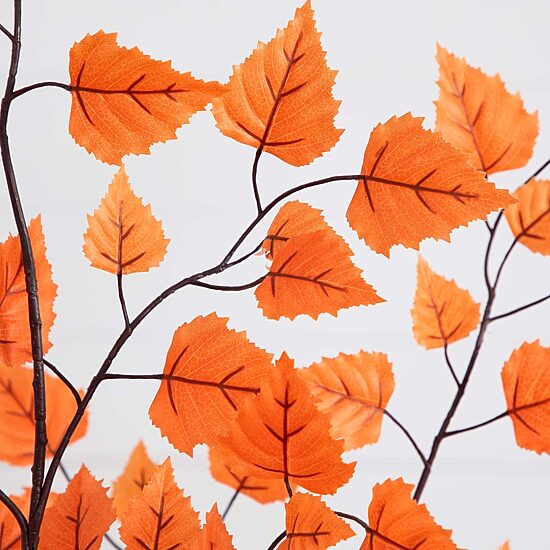 Nearly Natural 5'  Autumn Paper Birch Indoor Artificial Tree