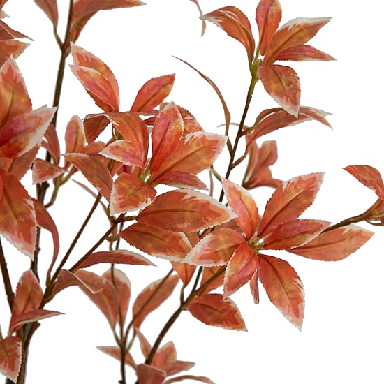 Nearly Natural 6' Orange Pieris Indoor Artificial Tree