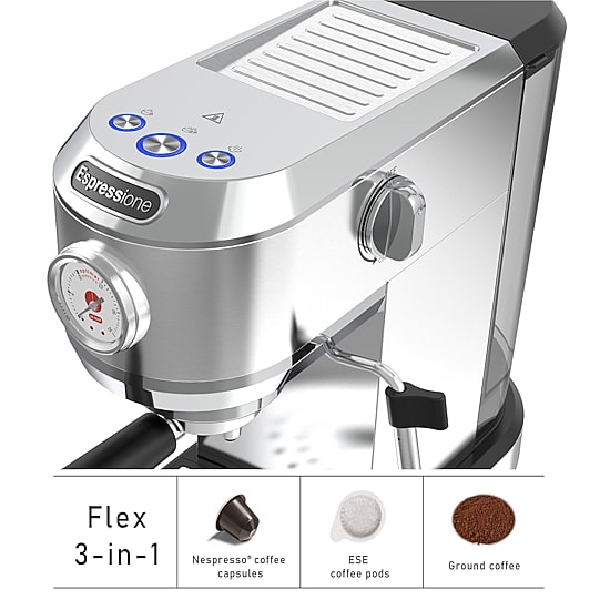 Espressione Flex 3-In-1 Espresso Coffee Machine