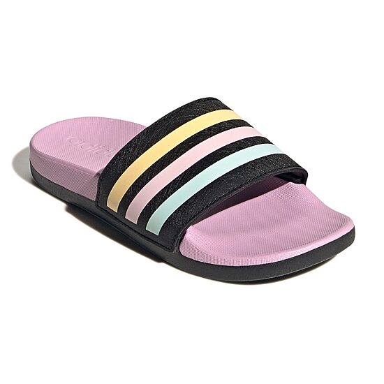 adidas Little & Big Kid Girls Adilette Comfort Slide Sandals