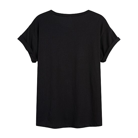 Yellowstone Beth Dutton Nice And Naughty Womens Juniors Crew Neck Short Sleeve Regular Fit Graphic T-Shirt